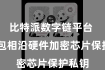 比特派数字链平台 该钱包相沿硬件加密芯片保护私钥
