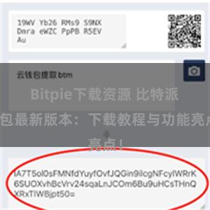 Bitpie下载资源 比特派钱包最新版本：下载教程与功能亮点！