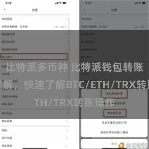 比特派多币种 比特派钱包转账教程详解，快速了解BTC/ETH/TRX转账操作