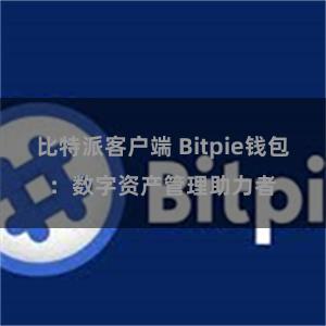 比特派客户端 Bitpie钱包：数字资产管理助力者