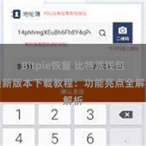 Bitpie恢复 比特派钱包最新版本下载教程：功能亮点全解析