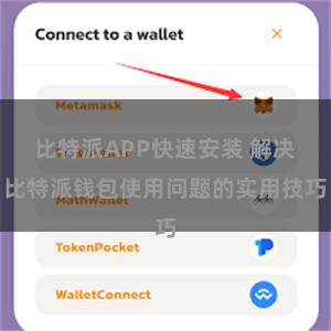 比特派APP快速安装 解决比特派钱包使用问题的实用技巧