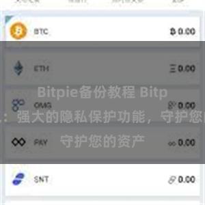 Bitpie备份教程 Bitpie钱包：强大的隐私保护功能，守护您的资产