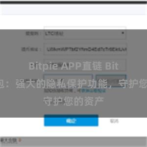 Bitpie APP直链 Bitpie钱包：强大的隐私保护功能，守护您的资产