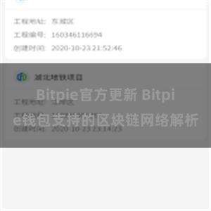 Bitpie官方更新 Bitpie钱包支持的区块链网络解析