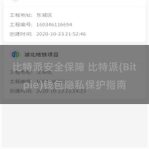 比特派安全保障 比特派(Bitpie)钱包隐私保护指南