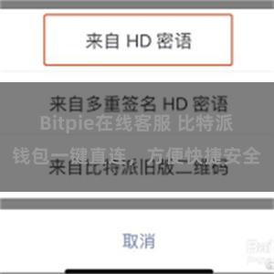Bitpie在线客服 比特派钱包一键直连，方便快捷安全