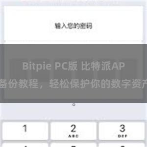 Bitpie PC版 比特派APP备份教程，轻松保护你的数字资产。