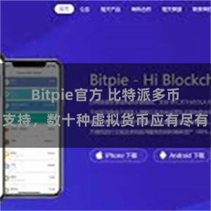Bitpie官方 比特派多币支持，数十种虚拟货币应有尽有