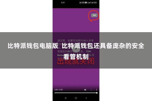 比特派钱包电脑版  比特派钱包还具备庞杂的安全看管机制