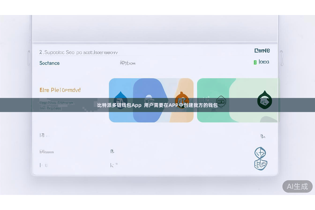 比特派多链钱包App  用户需要在APP中创建我方的钱包